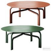 Salo Round Shaped Garden Table by Unopiu
