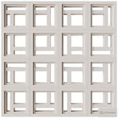 Modular Wall 11 Divisia White by Tesselle