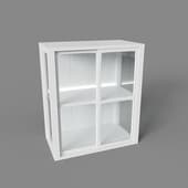 Шкаф большой с подсветкой LED, арт 300 LED, 700x815Нx390, белый