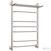 Water heated towel rail EWRIKA Sappho BR3 80x50 with shelf chrome