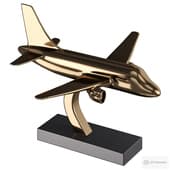 Airplane model sculpture