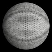 Bricks - White Dark Mortar
