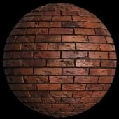 BricksCreasedBrownMulti001 4K
