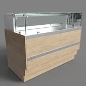 Прилавок кассовый нейтральный RKT12 A Crystal