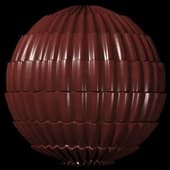 Tiles Roof Metal Barrel Claret