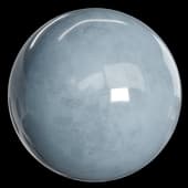 Porcelain Dusk Blue Mix Edges Glossy