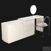 Homary Modern White Makeup Vanity