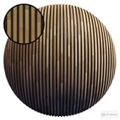 Striped Wood Panel C / PBR / PNG / 4K