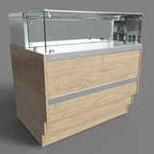 Прилавок кассовый нейтральный RKT11 A Crystal