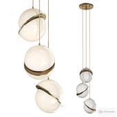 Mini Crescent 3 Piece Chandelier