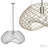 Net chrome pendant lamp