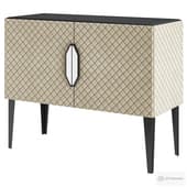 Duccio leather cupboard