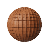 Roofing tiles brown