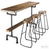Homary Industrial Rectangular Bar