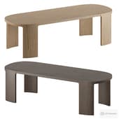 Bronte Rectangular Dining Table by rh.com