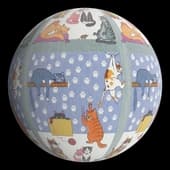 cats-fun-kitchen-towel-mat