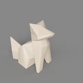 Фигура Origami Kokitsune