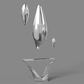 Console Vi and Mirror Stones