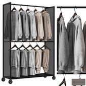 Clothing store \ Вешалка в магазин одежды 03