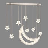 LampsShop ru CPDL7003 Pendant Moon and Stars 2