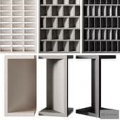 Модульная декоративная перегородка MISTRAL by Mutina