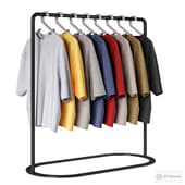 Set of T-shirts in different colors