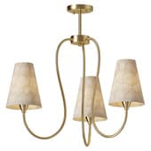 Micahell Modern Shell Pendant Light 3 heads
