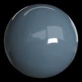 Porcelain Dusk Blue Edges Glossy