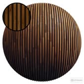Striped Wood Panel S / PBR / PNG / 4K