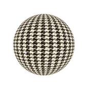 Seamless material houndstooth yellow