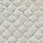 quilted  white suede
