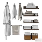 Bathroom accessories \ Декор для санузла полотенца 028
