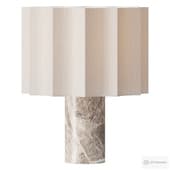 Valli Viola Calacatta marble Table Lamp