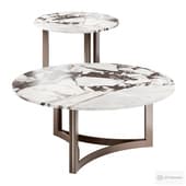 Round marble coffee table
