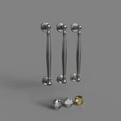 Door Pull Handles Nanz N° 6826, 26R, 26B