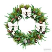 Новогодний венок \ Christmas wreath 002
