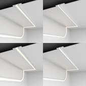 Набор универсальных LED-профилей для линейного освещения 1-4