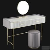 Homary Modern Off White Makeup Vanity