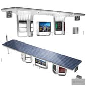 Sustainable urban solar bus station