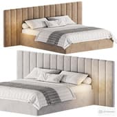 Bed soft wall panel VERONA