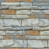 grey  and orange stone bricks