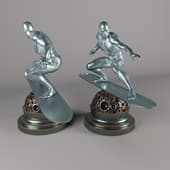 Silver Surfer научно-фантастического персонажа,