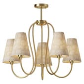 Micahell Modern Shell Pendant Light 5 heads