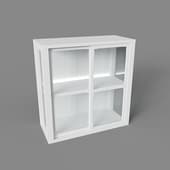 Шкаф малый с подсветкой LED, арт 310 LED, 700x725Нx310, белый