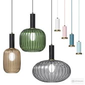 Novelty Stripe Glass Hanging Lights