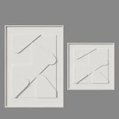Панно декоративное с эффектом 3D Minimalism Triangle Bergenson Bjrorn
