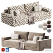 RH Piero Bench-Cushion Sofa by rh.com