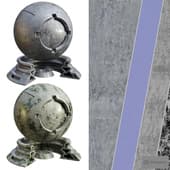 Plaster Patina Materials 07-08 | PBR | Seamless | 4k+SBSAR