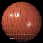 Tiles Roof Metal Plain Orange