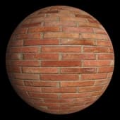 Brick Wall Red 07 250cm